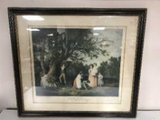 Two coloured lithograph prints