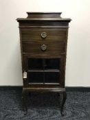 An Edwardian music cabinet