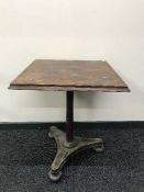 An early twentieth century pub style table