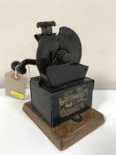 A vintage automatic pencil sharpener
