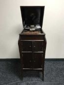 A Alba gramophone in cabinet
