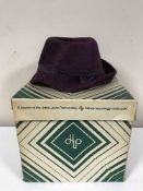Twelve boxed Lady's 1970's hats retailed by Bainbridges of Newcastle upon Tyne