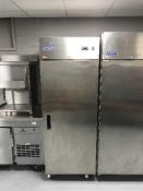 A Bonnet stainless steel single door fridge