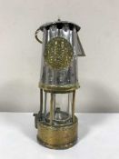 An Eccles Protector miner's lamp type 6