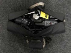 A Bowens 500 x 2 Speedlight photographic studio kit