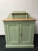 A painted pine chiffonier