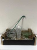 Three boxes of glass ware inc.