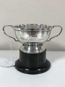 A silver trophy cup - The Frost Trophy,