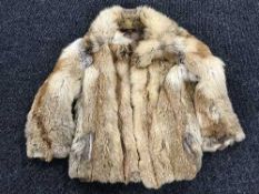 A mink fur coat