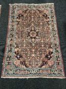 A Hamadan rug,