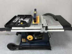 A performance portable table saw with laser 1500w