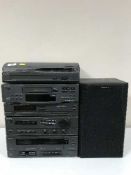 A Sony hi/fi with speakers