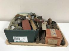 Two trays of horologists equipment and tools