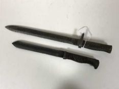 Two German Third Reich Mauser bayonets