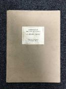 A folio Landmarks of the City of London in the 18th century with black and white engravings