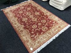 A Persian Zeigler rug, 230 cm x 160 cm,
