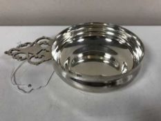 A Brittannia silver wine-tasting bowl, Sheffield,