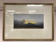 Frank Holme : Three watercolour drawings depicting the Highlands, all parts framed.