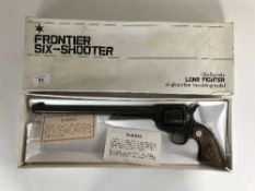 A boxed Frontier 6 shooter long fighter 12
