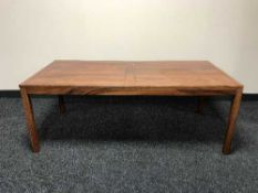 A Danish rosewood rectangular coffee table