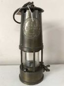 A Eccles Protector type 6 miner's lamp