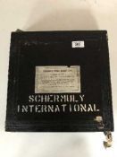 A Schermuly Pistol Rocket Line case, labelled '300 yards 1/2 inch, Viking Floating Polyolefin',