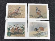 A large quantity of un-framed pictures by Frank L Beebe, C M Russell,