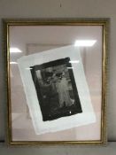 A set of four contemporary framed prints - Cupid's arrow by Guillaume Seignac,
