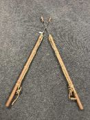 A pair of seal hunting spears