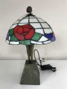 A Tiffany style table lamp