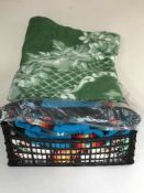 Four woollen American style rugs