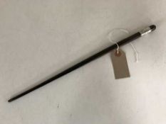 An African ebony conductor's baton