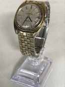 A Gents gold plated Omega Constellation Automatic Calendar Wristwatch,