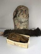 A native American quiver and arrows,