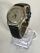 A Gents gold plated Omega Seamaster Automatic Wristwatch,