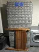 A 3' pine bed with Airsprung interior together with truckle bed and interior