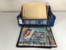 Six assorted stamp albums containing stamps of the world