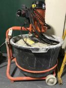 A tub mix electric paint mixer