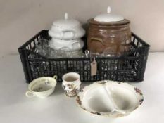 Two baskets of misc.