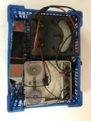 A basket of Universal AVO meter together with a Selectest super 50m and boxed Martin Dale light