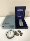 A boxed Ronson VaraFlame electronic lighter,