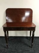 A Victorian mahogany TOT table