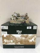 Three boxed Lilliput Lane ornaments - Yule Tide Harbour 1481,