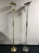 Two contemporary up-lighters