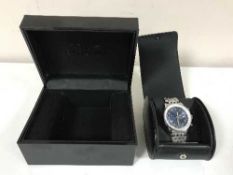 A Breitling Blackbird stainless steel wrist watch, Serial Number A44359,