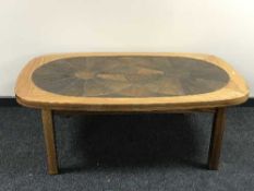 A late twentieth century Danish rosewood coffee table Lysgaard Mobeler