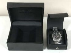 A Breitling Navitimer stainless steel gentleman's automatic chronograph wristwatch,