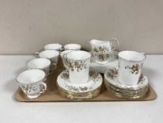 A tray of twenty-three piece Colclough bone china tea service, pattern no.