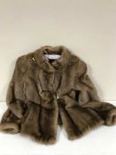 A lady's coney fur coat