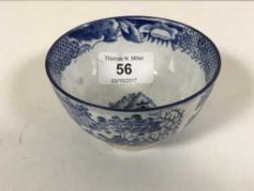 An 18th century English tea bowl in the Oriental style